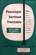 Passenger Services Timetable - Main Line and Suburban - London and the South-East, South & West of England, 15th September 1958 to 14th June 1959 by British Railways Southern Region